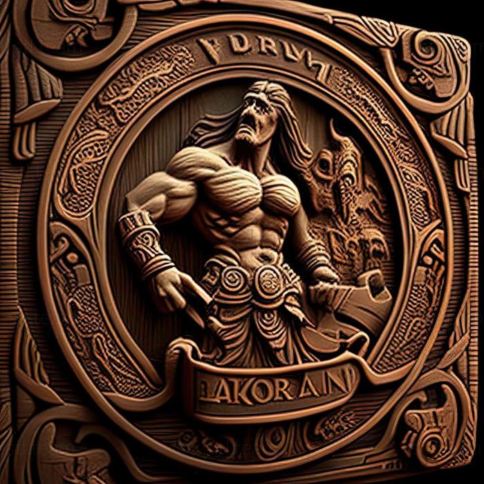 3D модель Игра Age of Conan Hyborian Adventures (STL)